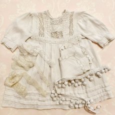 画像1: 子供服とレース　リメイク用お得な６点セット (1)