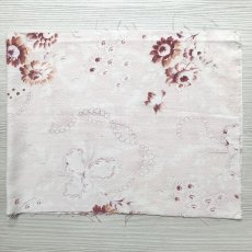 画像6: 小鳥柄の巾着と桜色ファブリックのセット (6)