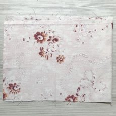 画像7: 小鳥柄の巾着と桜色ファブリックのセット (7)